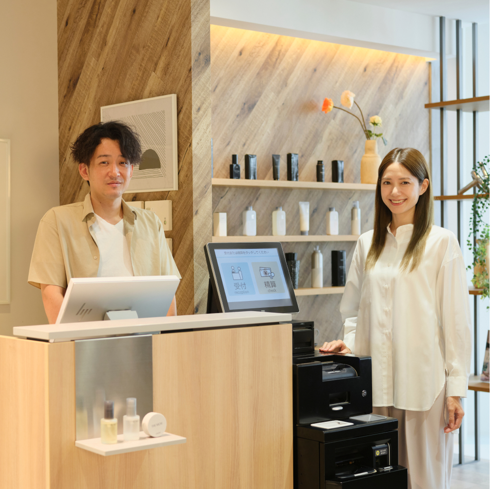 予約から会計まで接客･施術以外の業務は、すべてLinQ2にお任せ