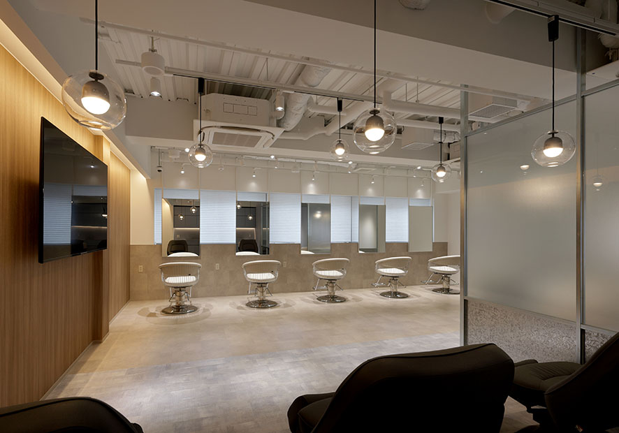 セット面〜シャンプー台