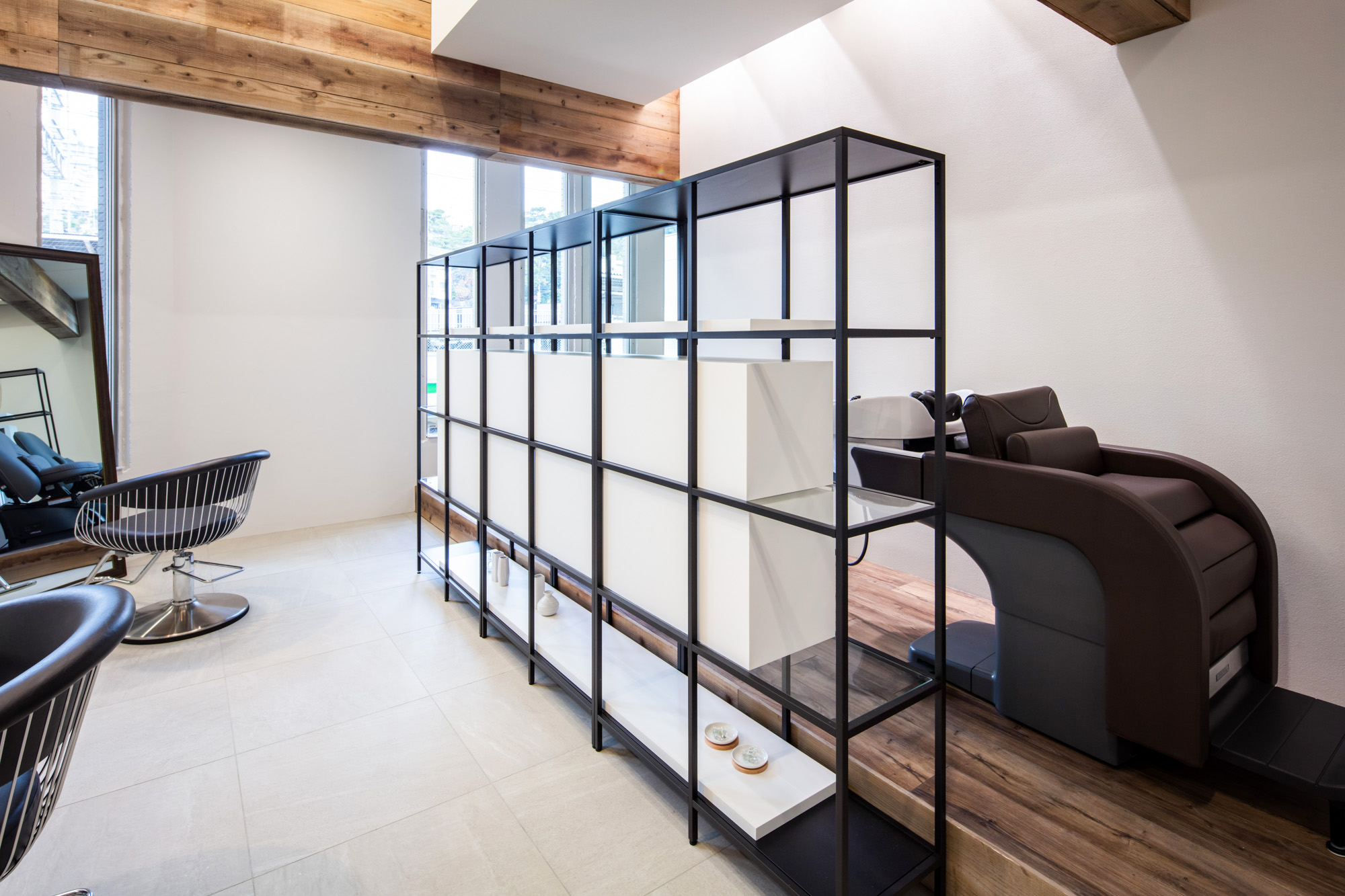 セット面〜シャンプーブース