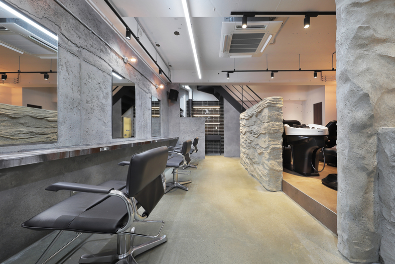 セット面〜シャンプーブース