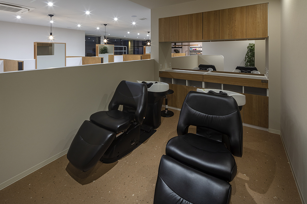 シャンプーブース