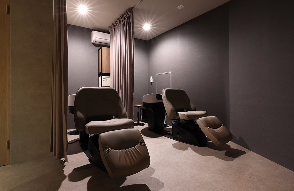 シャンプーブース