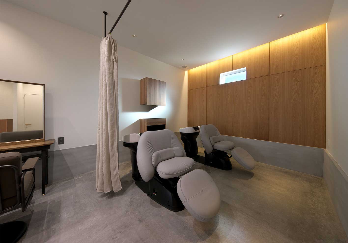 シャンプーブース