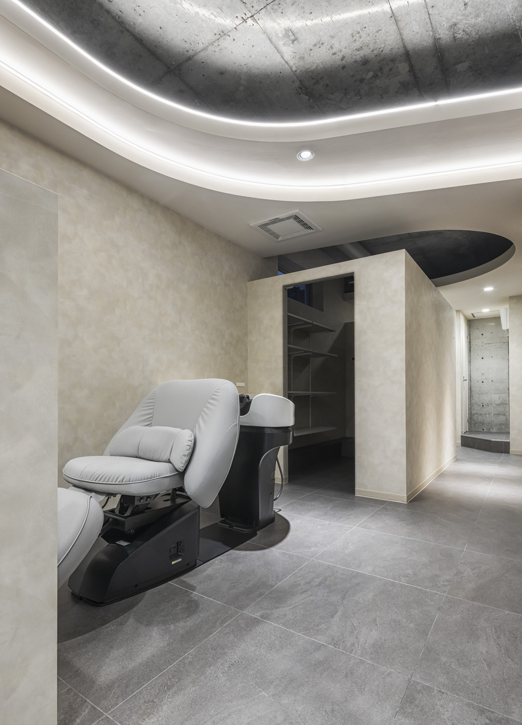 シャンプーブース