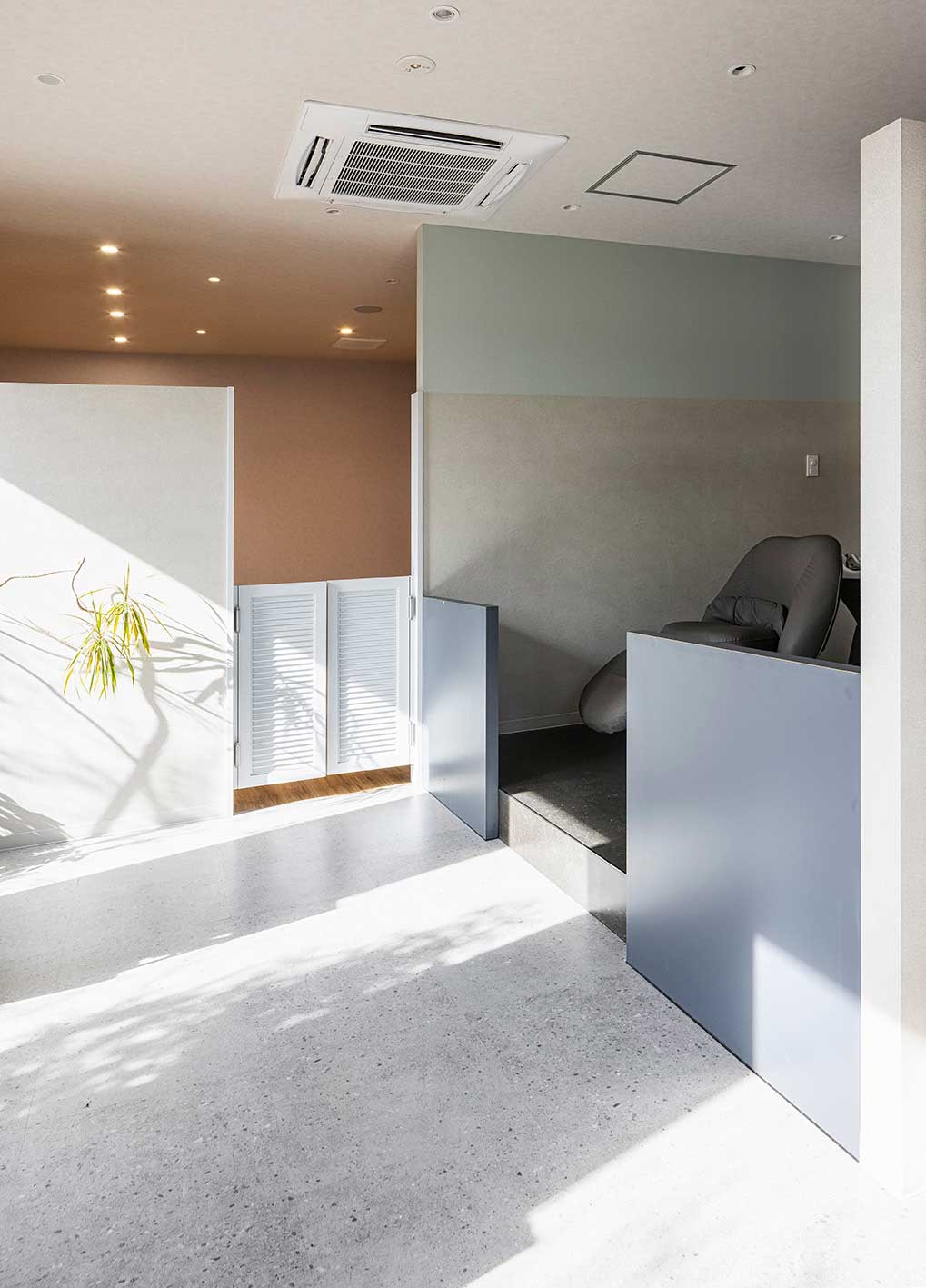 シャンプーブース