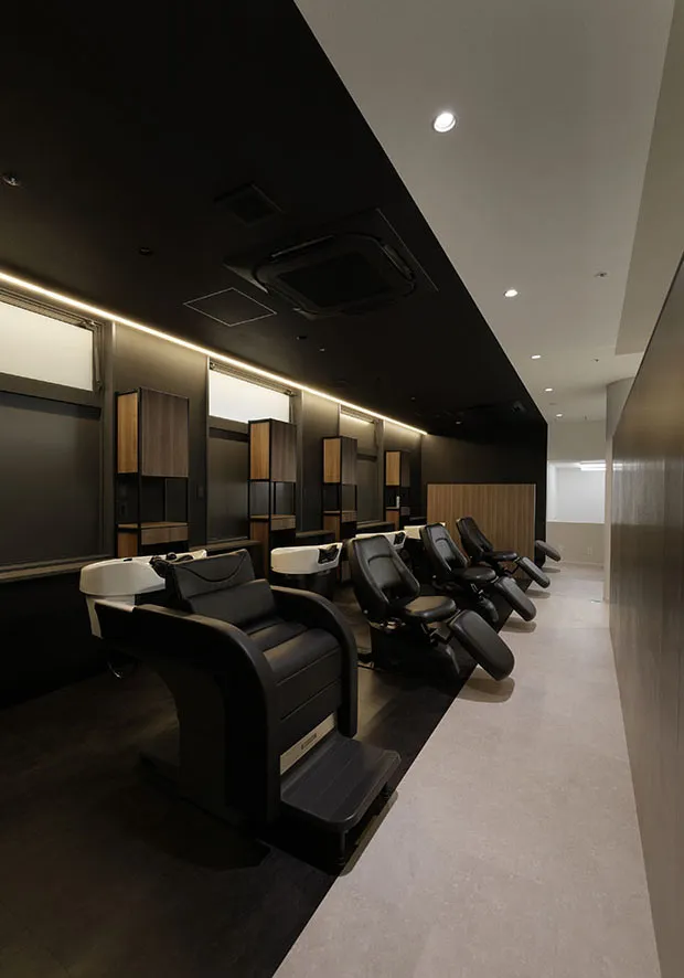 シャンプーブース