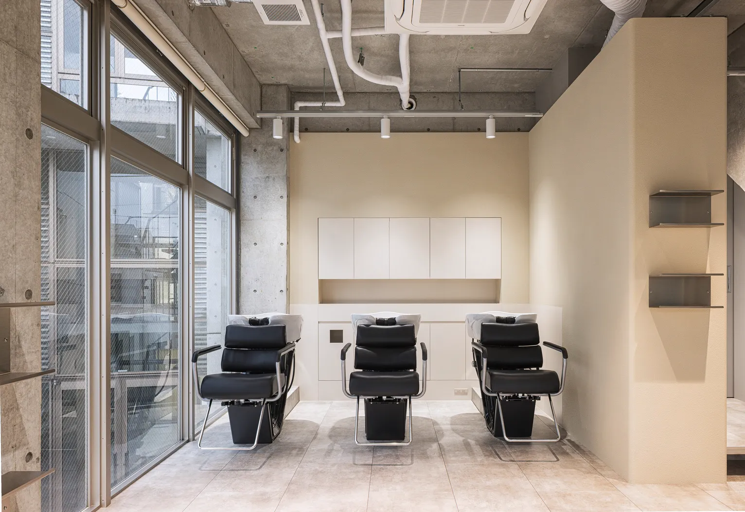 シャンプーブース