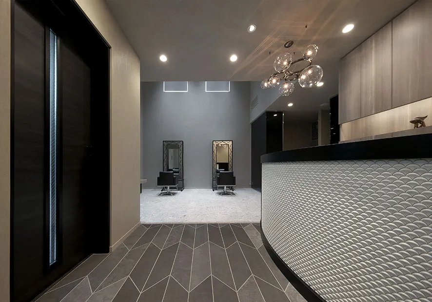 セット面〜レセプション