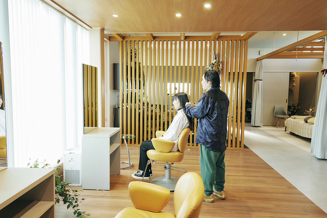 セット面の空間